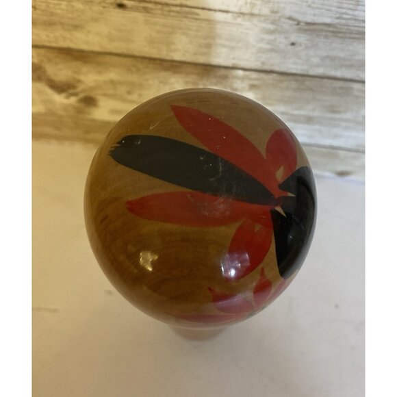 Vtg 70s Japanese Folk Art Kokeshi Wooden Handmade Painted Doll Signed NEW READ - Picture 6 of 16